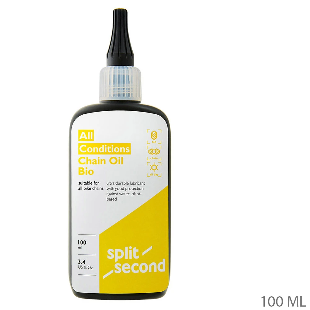 All Conditions Lube Bio - Lubrifiant pour chaînes All Conditions Lube Bio - Lubrifiant Pour Chaînes -Vélo Pièces Magasin 20113493 40302753 SplitSecond AllConditionsLube Bio Kettenschmierstoff S2004 100ml schrift