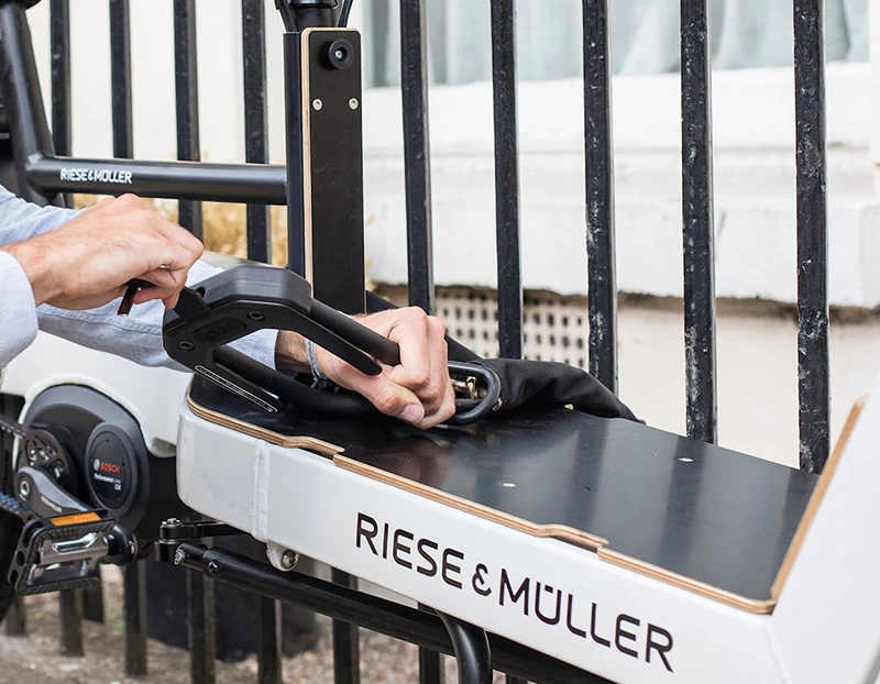 Antivol à chaîne E-DX pour vélos électriques et vélos cargos Hiplok Antivol à Chaîne E-DX Pour Vélos électriques Et Vélos Cargos -Vélo Pièces Magasin 20113715 E DX Kettenschloss fuer E Bikes und Cargo Bikes HLLock 0005 EDX1AB 2