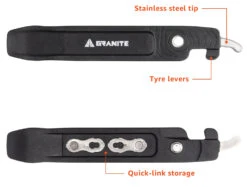 Démonte-pneus Talon Avec Pince à Chaîne 5 Démonte-pneus Talon Avec Pince à Chaîne -Vélo Pièces Magasin Granite Talon Reifenheber mit Kettenschloss Zange