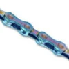 KMC Chaîne X12 12 Vitesses Aurora Blue -Vélo Pièces Magasin KMC X12 12 fach Kette Aurora Blue 4715575884639 BX12AB126