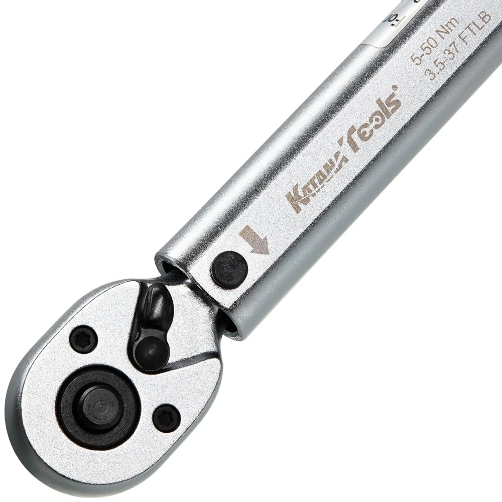 TW-2 Clé dynamométrique 3/8" 5-50 Nm Katana TW-2 Clé Dynamométrique 3/8" 5-50 Nm -Vélo Pièces Magasin Katana TorqueWrench5 50 10165 03