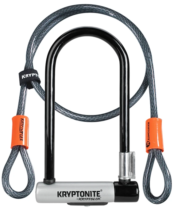 KryptoLok Mini 7 + câble KryptoFlex 120cm Kryptonite KryptoLok Mini 7 + Câble KryptoFlex 120cm -Vélo Pièces Magasin Kryptonite KryptoLok Mini 7 KryptoFlex 120cm 001973 a
