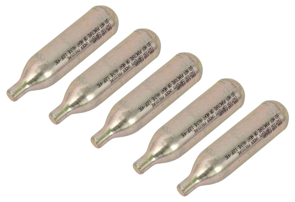 Cartouche de CO₂ 16g sans filetage, paquet de 5 pour SKS Airchamp Pro Cartouche De CO₂ 16g Sans Filetage, Paquet De 5 Pour SKS Airchamp Pro -Vélo Pièces Magasin Radon CO2 Patrone 16g ohne Gewinde 5er Pack 20023735