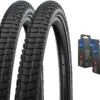 Schwalbe Marathon Plus 40-622 + Chambre à Air SV19 Set -Vélo Pièces Magasin Schwalbe Marathon Plus 40 622 Schlauch SV19 Set 20126270