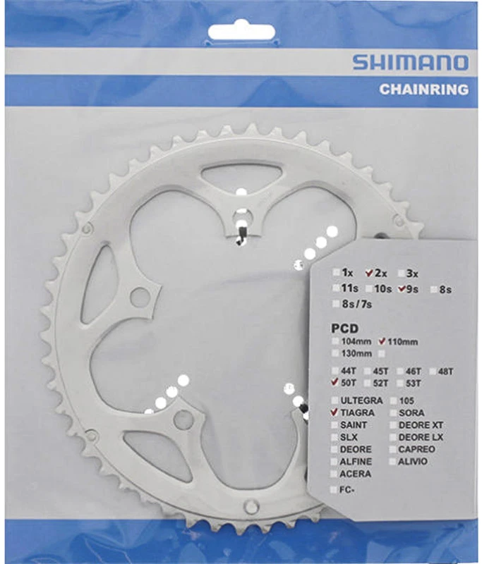 TIAGRA plateau 9 vitesses pour FC-4550 50 dents Shimano TIAGRA Plateau 9 Vitesses Pour FC-4550 50 Dents -Vélo Pièces Magasin Shimano Kettenblatt fur FC 4550 50 Zahne Y1HA98050 a