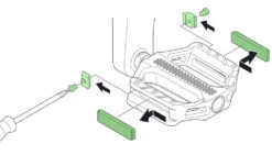 Vélo Pièces Magasin -Vélo Pièces Magasin Shimano SM PD69 Reflektorset YL8S98050 b