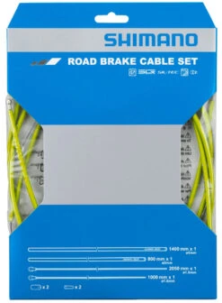 Shimano Set De Câbles De Frein SIL-TEC Pour Vélo De Course -Vélo Pièces Magasin Shimano SIL TEC Rennrad Bremszugset Y80098013