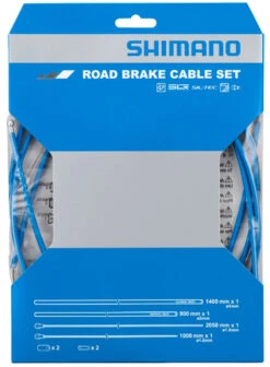 Shimano Set De Câbles De Frein SIL-TEC Pour Vélo De Course -Vélo Pièces Magasin Shimano SIL TEC Rennrad Bremszugset Y80098015