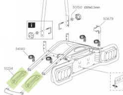 Thule Support De Roue 940-943 -Vélo Pièces Magasin Thule 2
