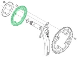 Shimano Plateau XT Pour FC-T780/T781/FC-M670 36T (AL) -Vélo Pièces Magasin XT Kettenblatt FC T780 T781 36 Zahne AL Y1MP98020